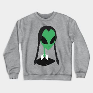 Alien Wednesday Addams Crewneck Sweatshirt